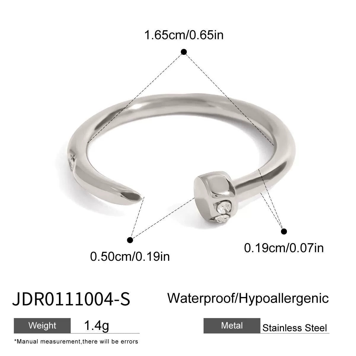 Klaire Durable Stackable Rings - JDR0111004-S [8G2XXO3Y]