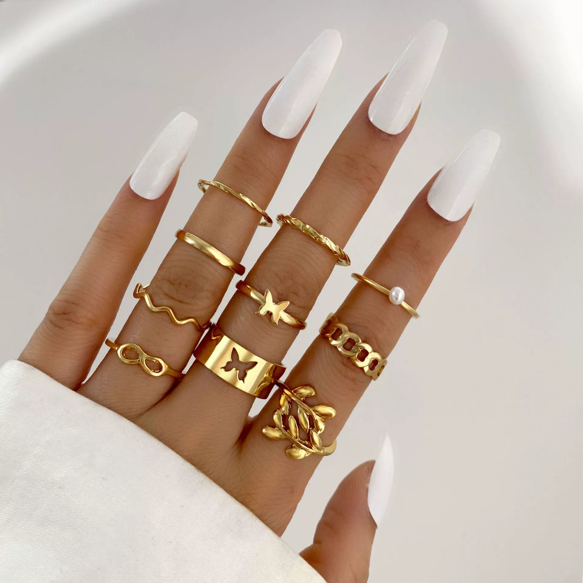 Kassidy Butterfly Ring Set - Style 4 [JZOLCQWN]