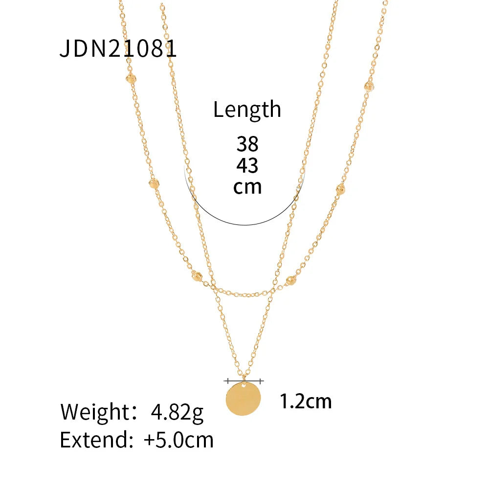 Jezebel Minimalist Gold Necklace - JDN21081