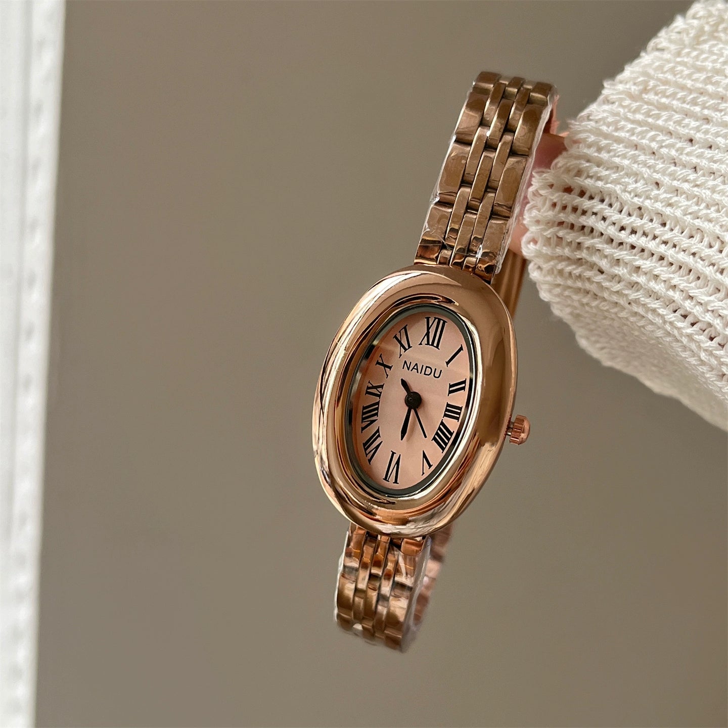 Maribella Elegant Oval Wristwatch - Rose Gold [6BKO3PKS]