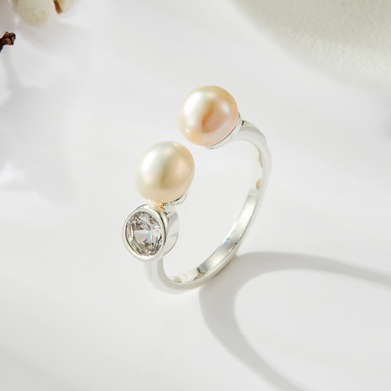 Kimbella Pearl Open Ring - Delicate Pearl Open Ring [FZ11CMJ3]