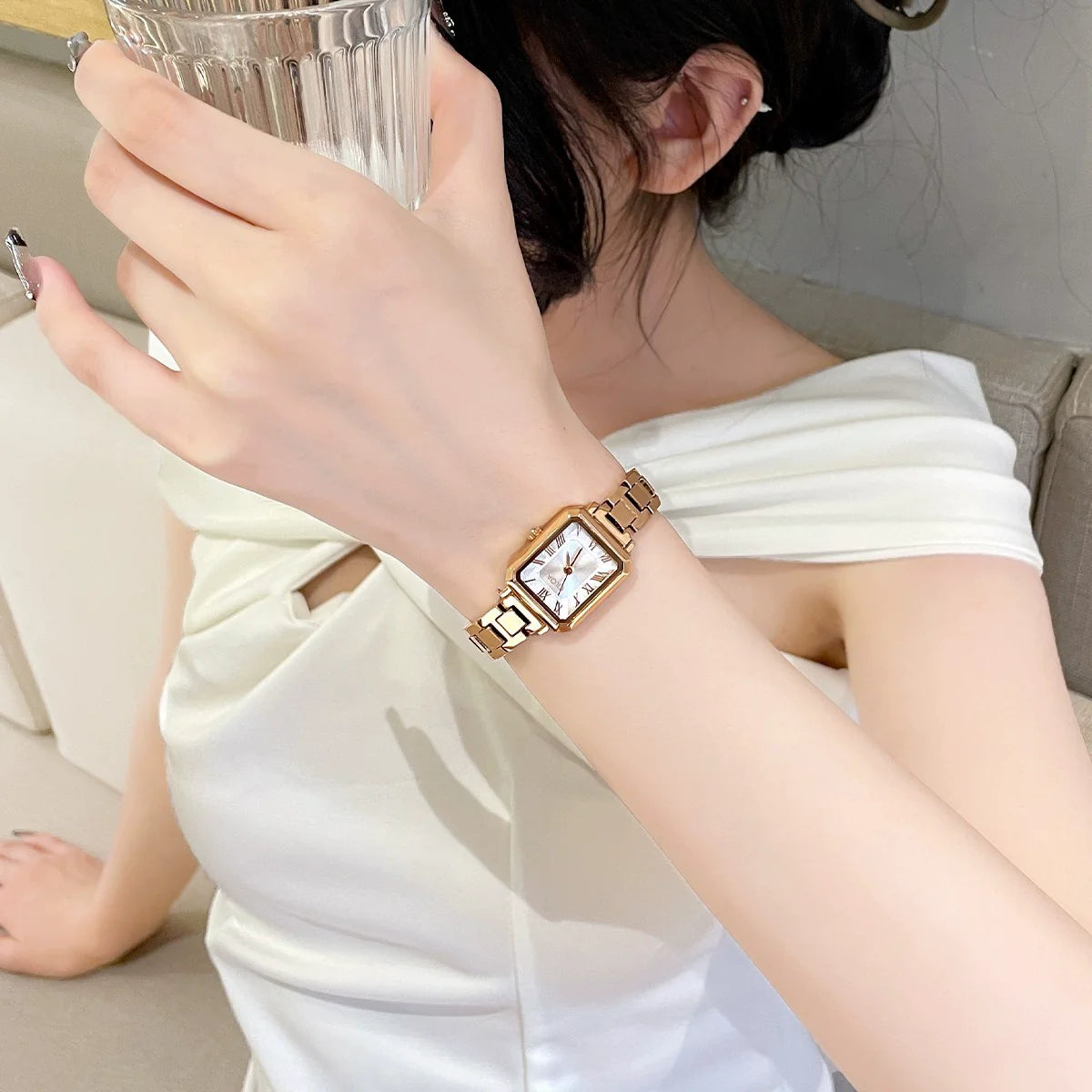 Daylin Luxe Petite Watch - Rose Gold