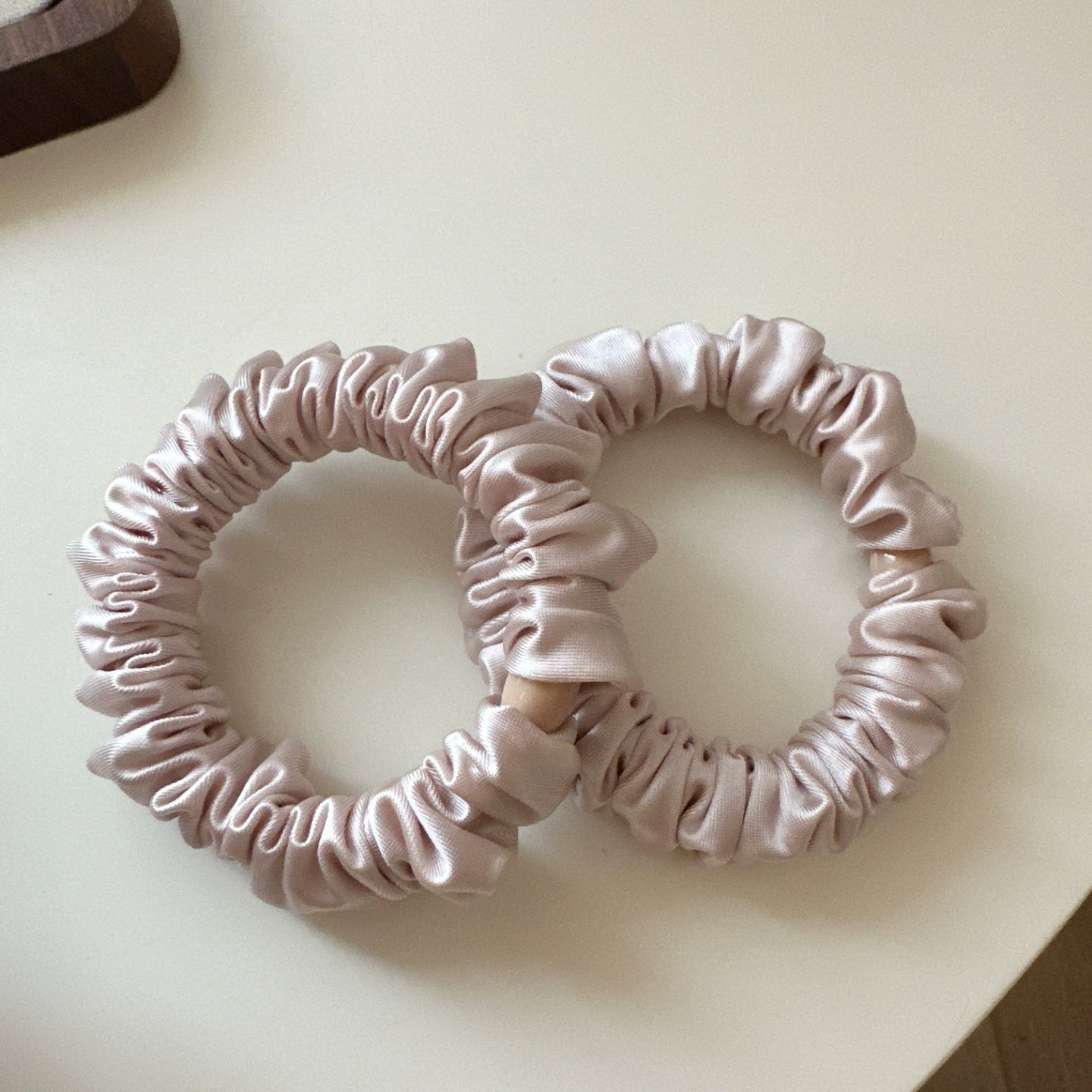 Khalani Satin Hair Scrunchie - Pink (Pair) [XECL1X7G]