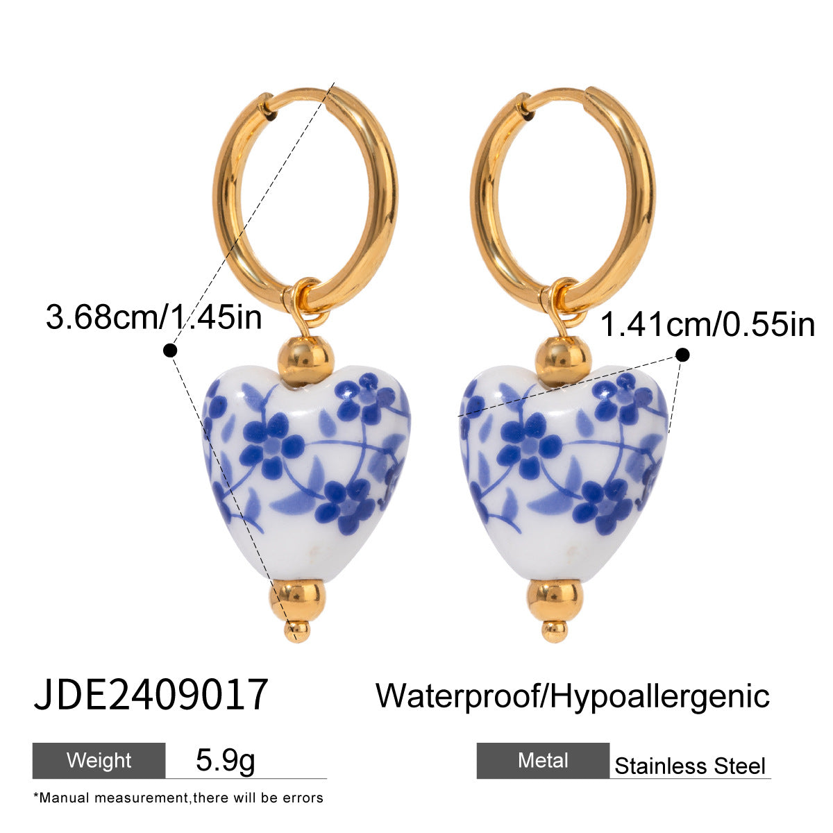 Aela Goldfish Pearl Earrings - Silver Plain Goldfish [I0VOTG3C]