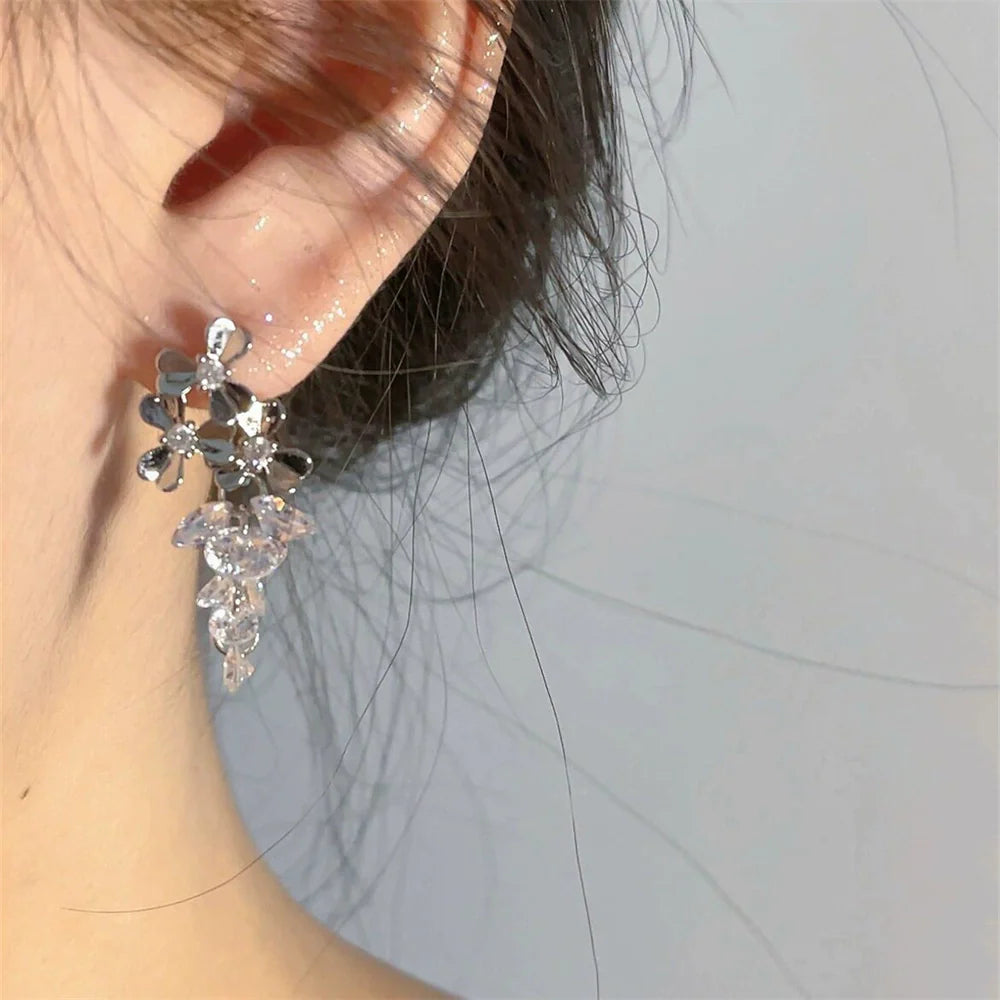 Ollie Shimmering Grape Earrings - Ear Stud Style