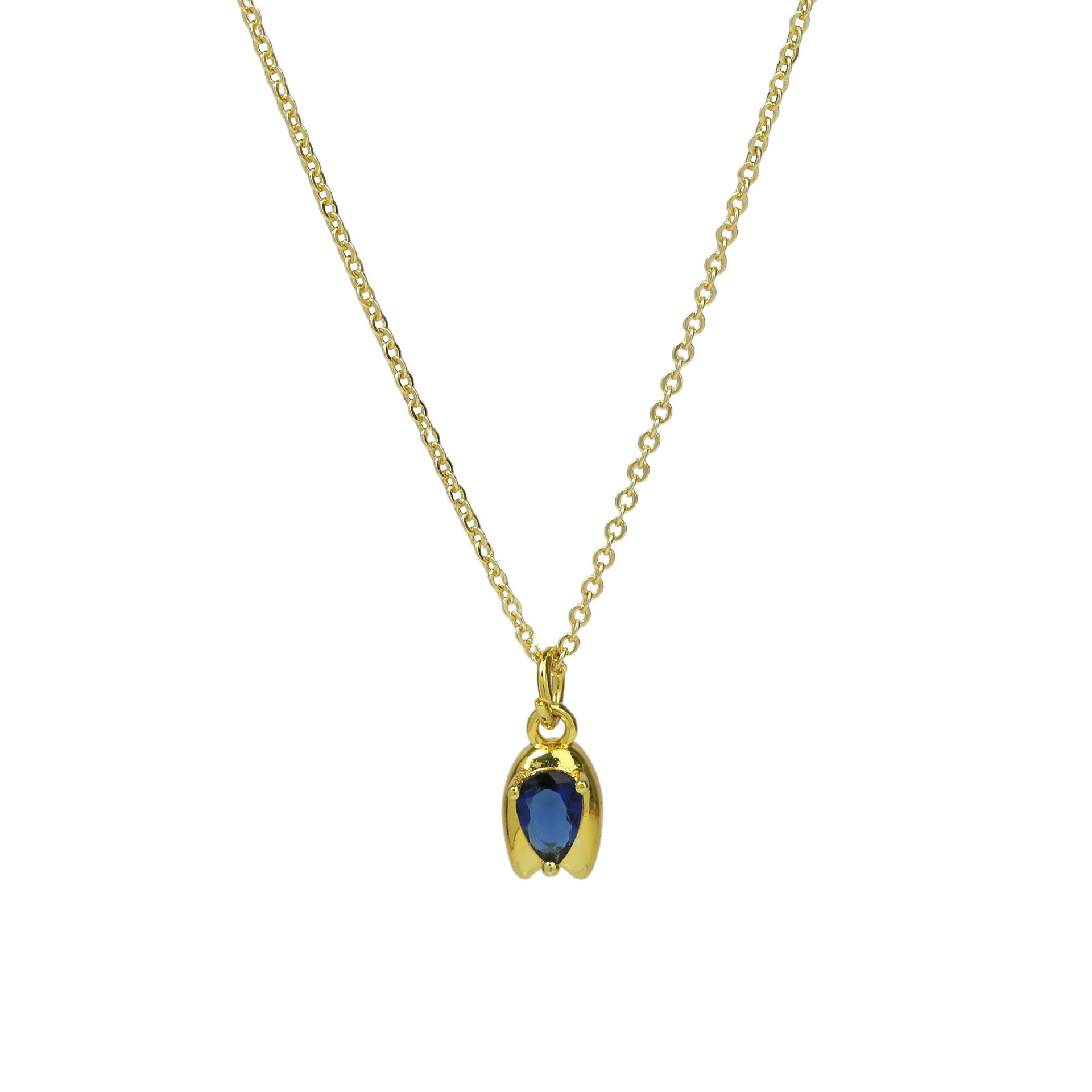 Abbey Rose Bud Pendant Necklace - Necklace 6 [OEITU3I2]