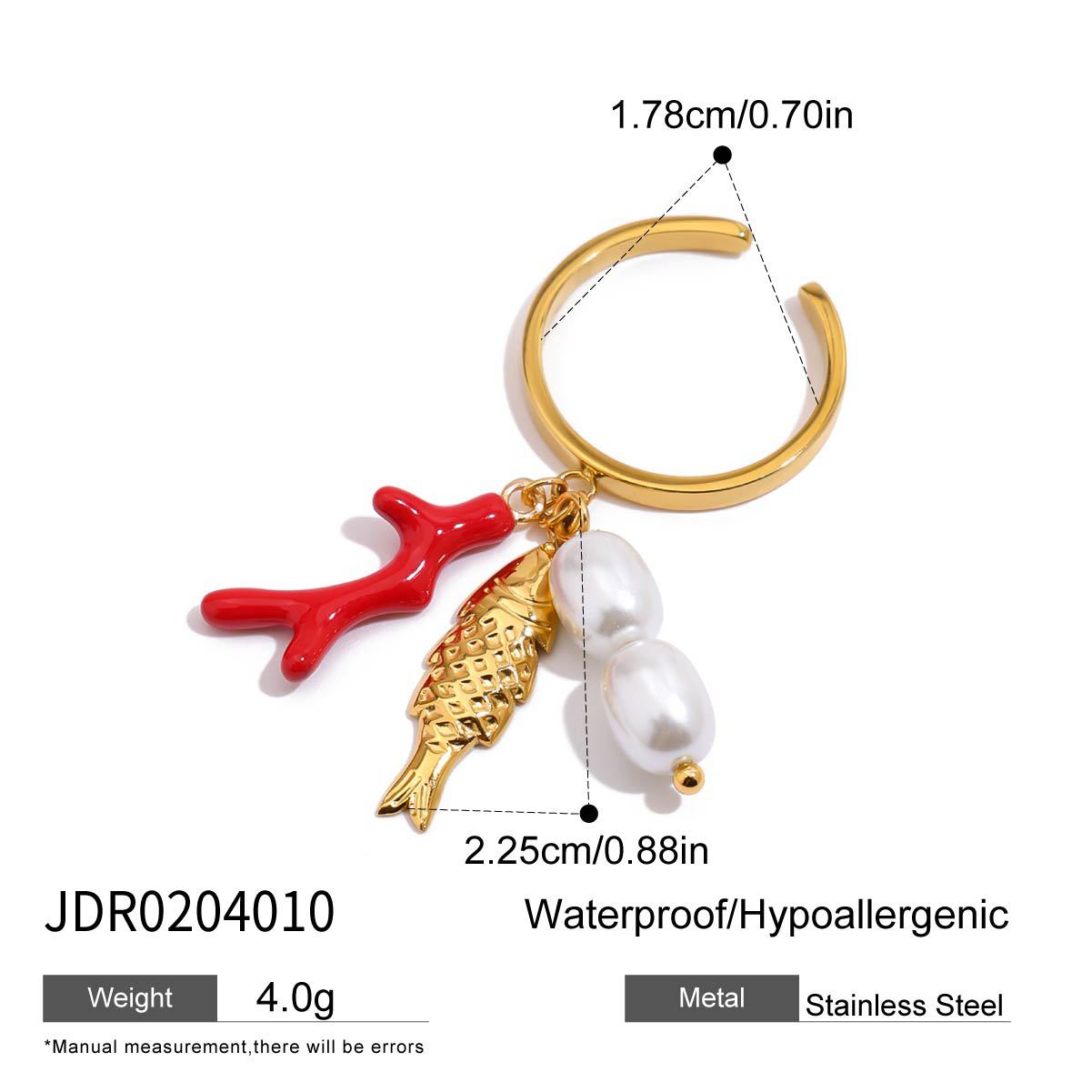 Jennah Luxe Fish Charm Necklace - JDR0204010 [SY2TI9GU]
