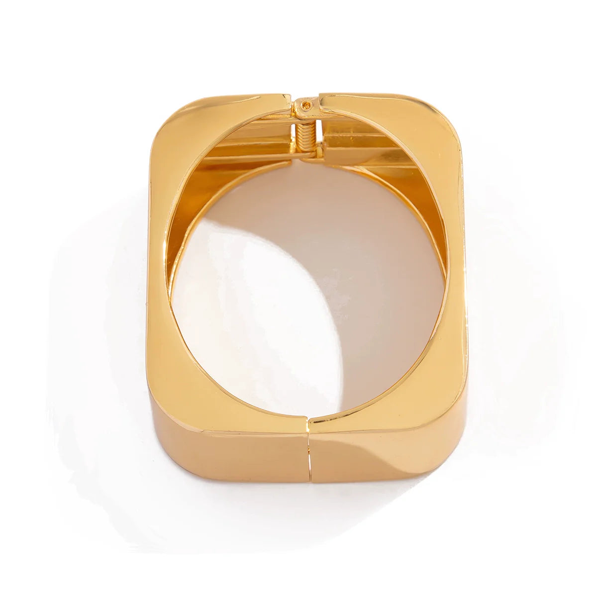 Adalida Geometric Cuff Bracelet - Gold