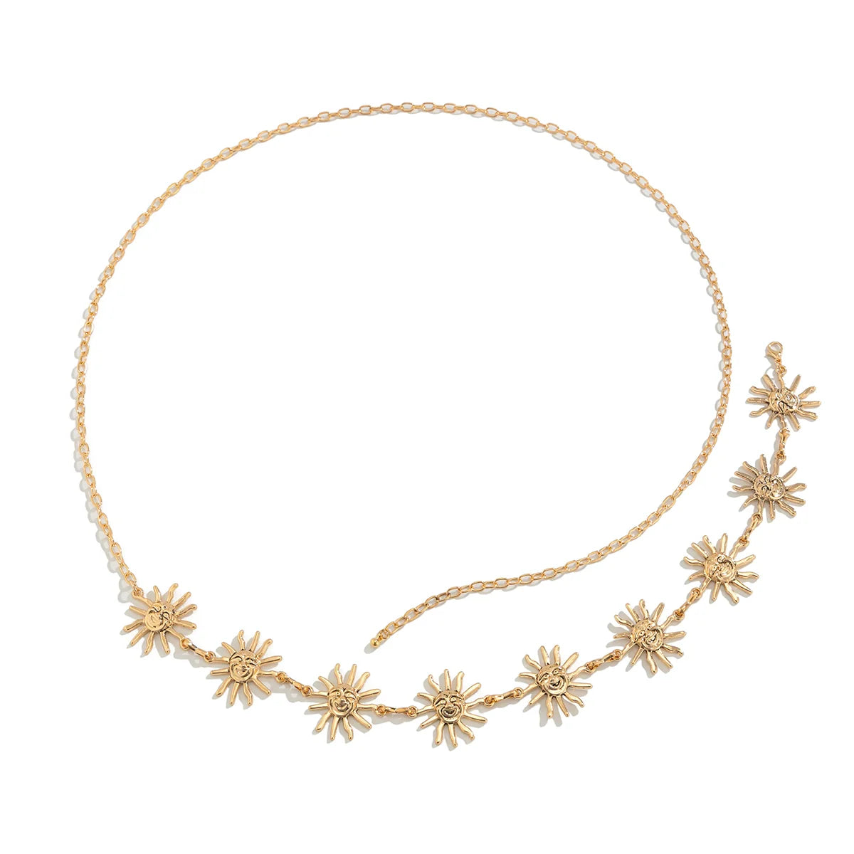 Shahad Sun Charm Body Chain - Gold