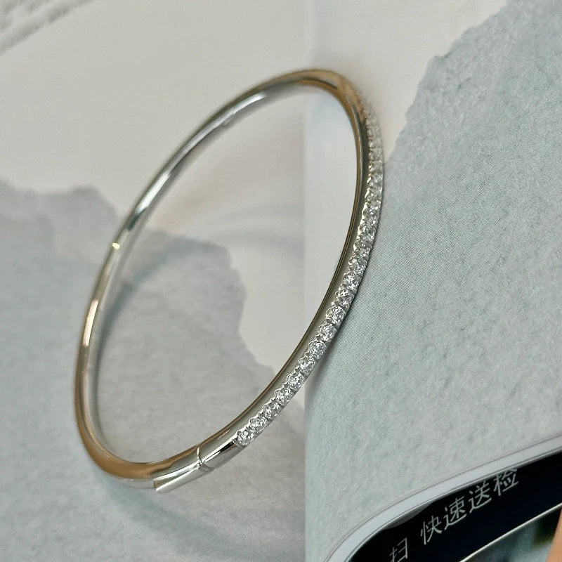 Aaleiya Stackable Pave Bracelet - Pave Bangle