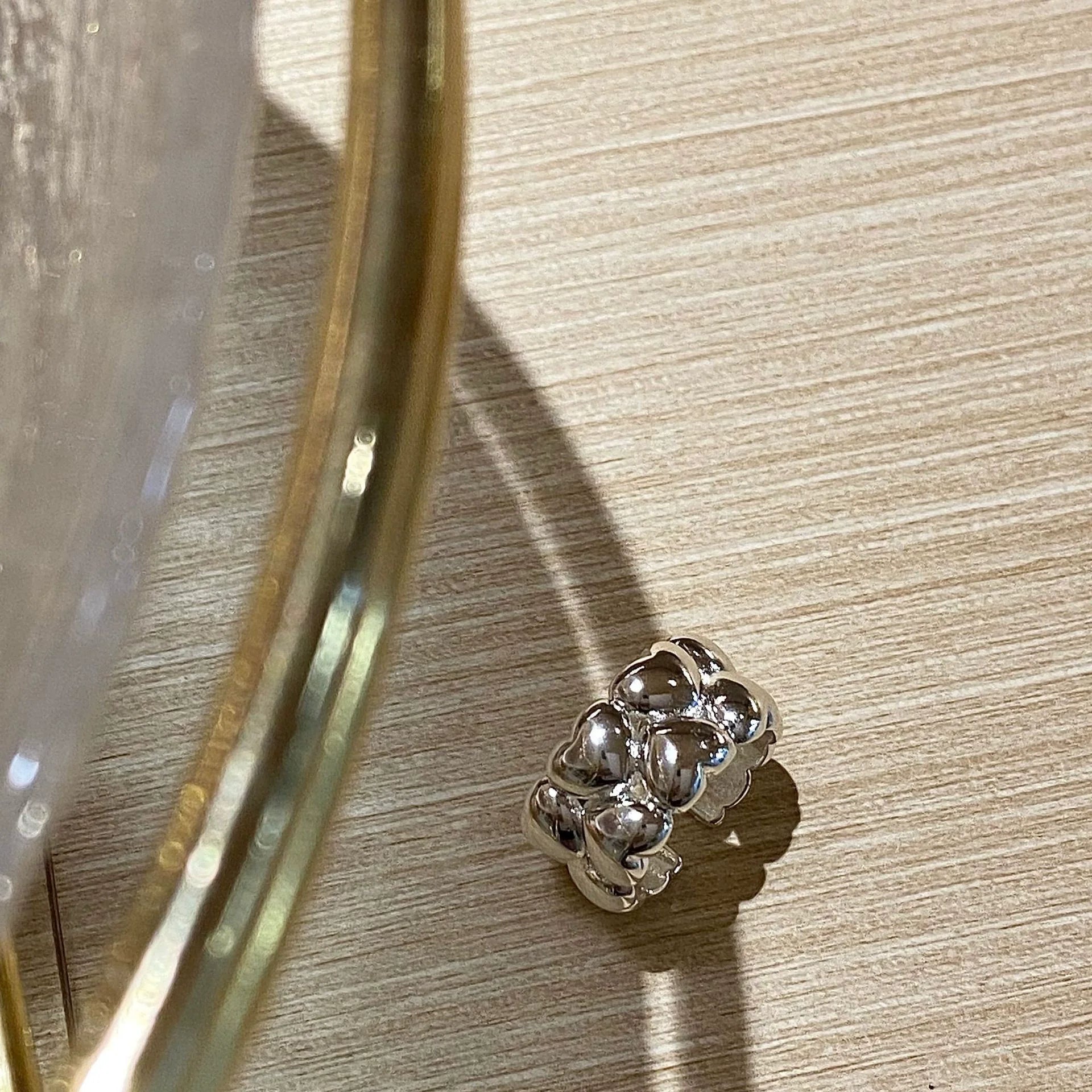 Jaycie Stellar Dual Heart Ring - Silver