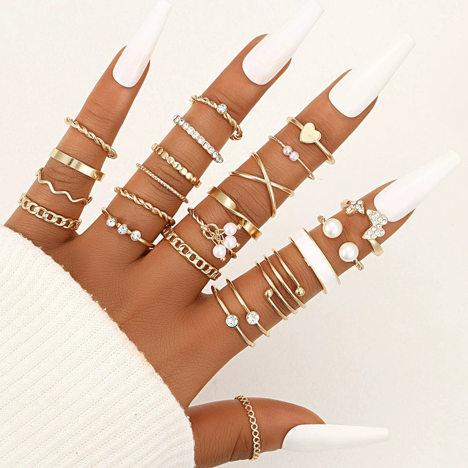 Kassidy Butterfly Ring Set - Style 26 [J4AYLXFQ]