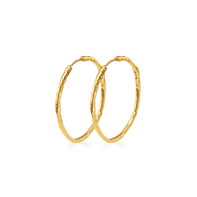 Loyalty Muse Hoop Earrings - Gold Muse Hoop Earrings [H31IE6H5]