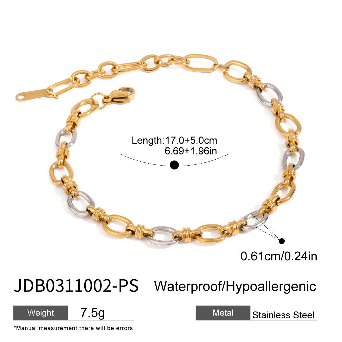 Ezabella Geometric Cuff Bracelet - JDB0311002-PS [ZRCEX03B]