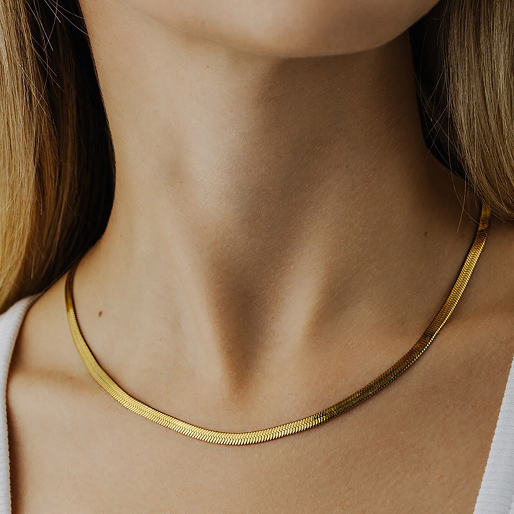 Malone Gold Link Necklace - Gold Chain Variant [P5VNLSTN]