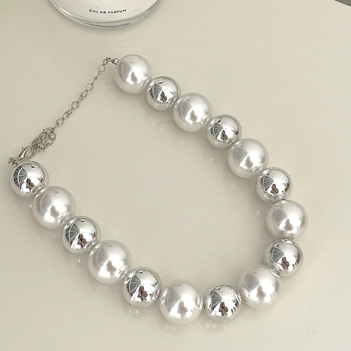 Tulsi Baroque Pearl Choker - Large Pearl Mosaic Necklace