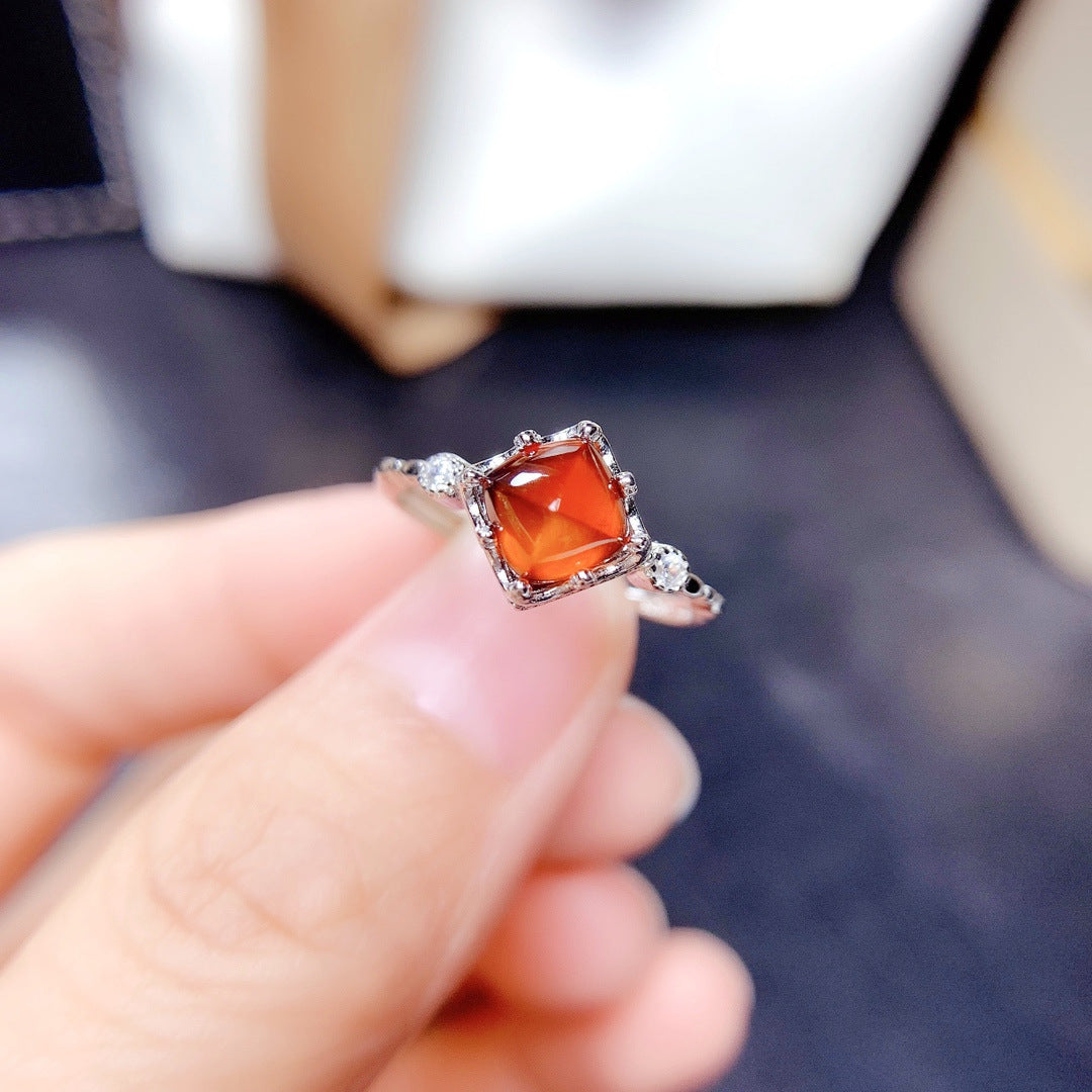Malia Sugar Tower Ring - Fanta Color [GZ95VZFW]