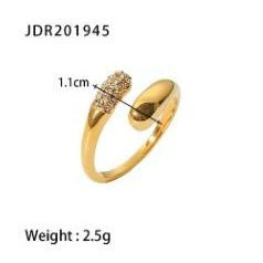 Mana Diamond Open Ring - JDR201945 [0LYEWYOA]