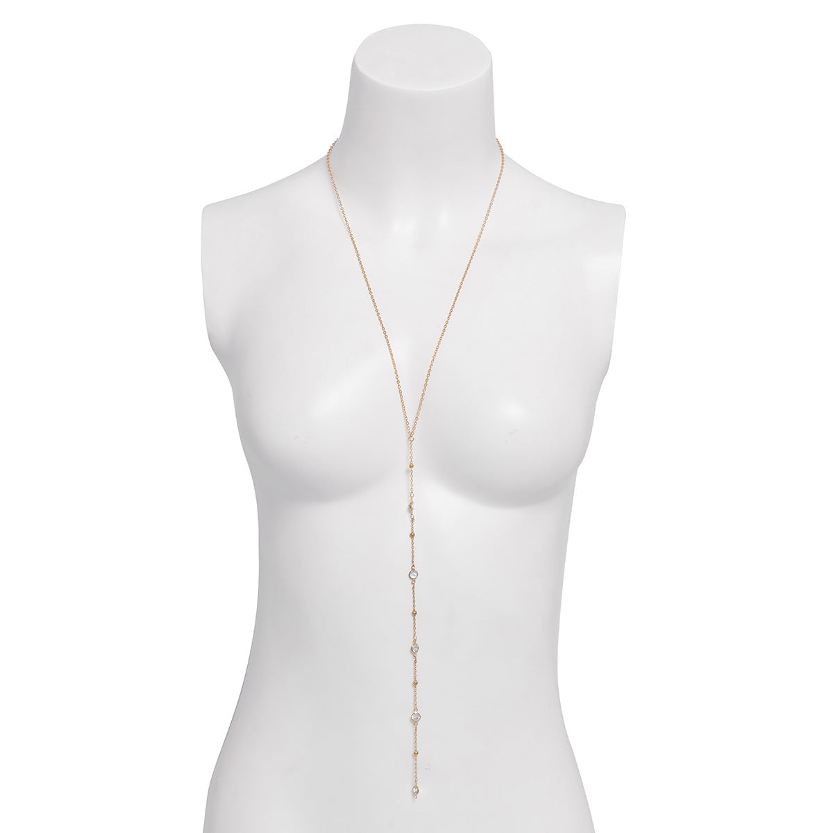 Cate Crystal Tassel Necklace - Style 1 [MJ4A1TMG]