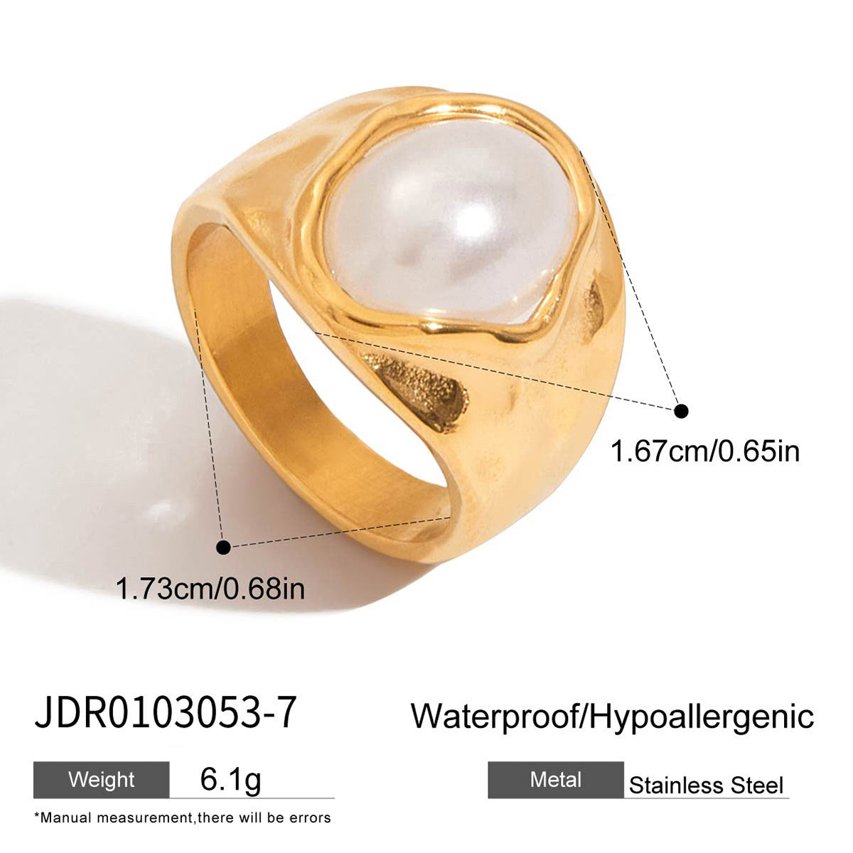 Chrissy Lustrous Pearl Ring - 7 [DN65UVTU]
