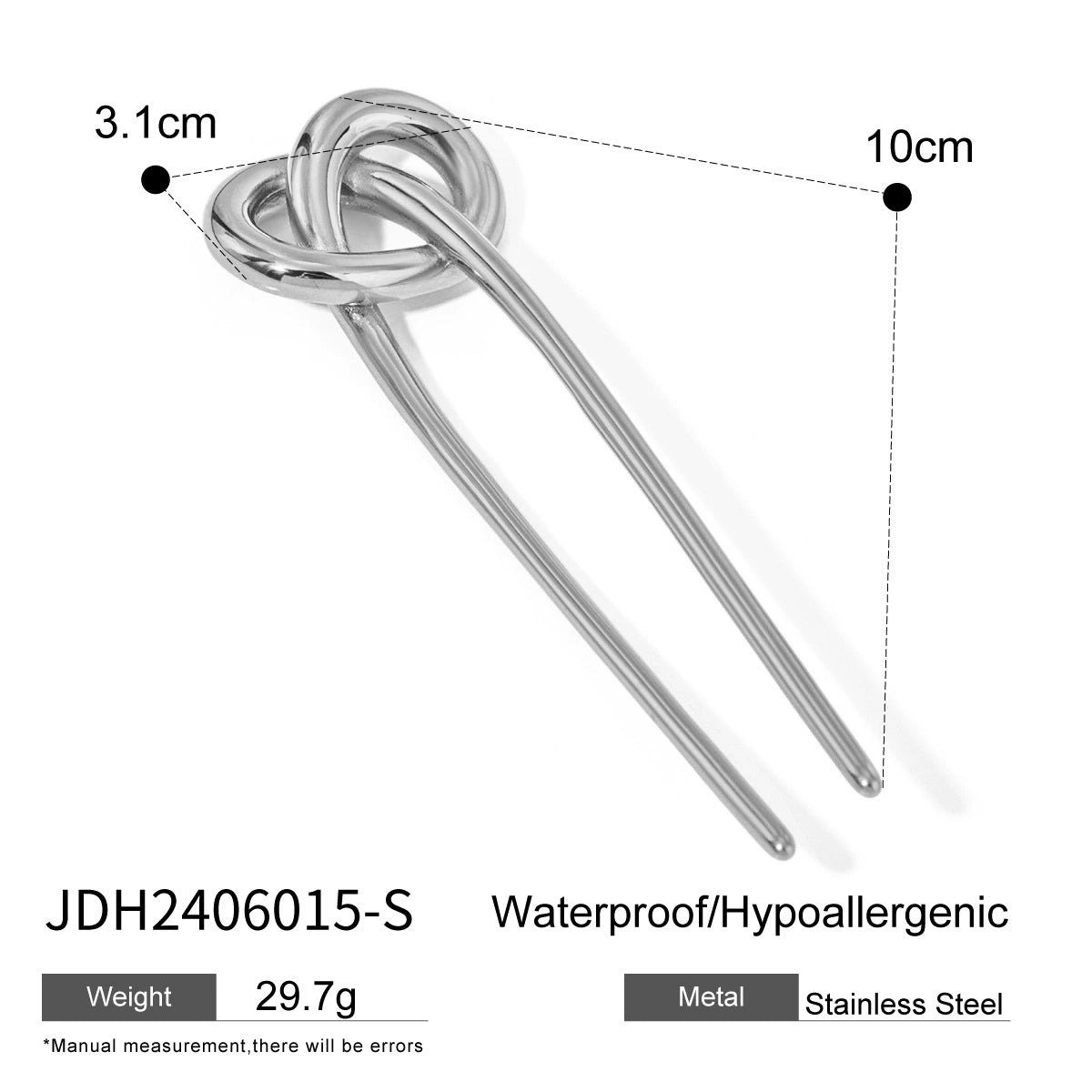 Frida Sleek Hairpin - Gold Tone [CAM83SBM]