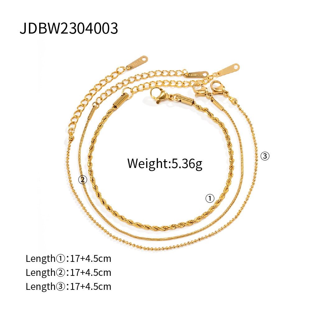 Aarya Sleek Stackable Bracelets - JDBW2304003 [VI6W2MTC]