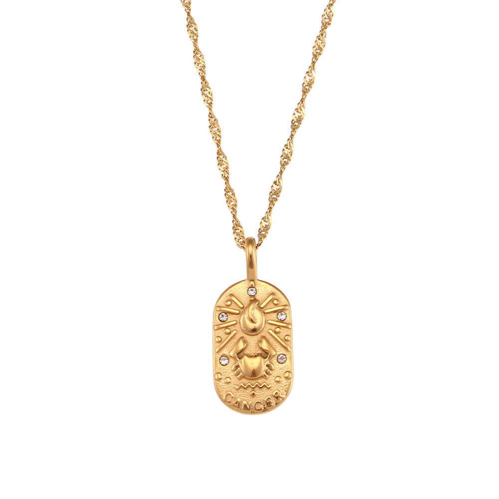 Eli Constellation Pendant Necklace - Cancer [A3UE3A2R]