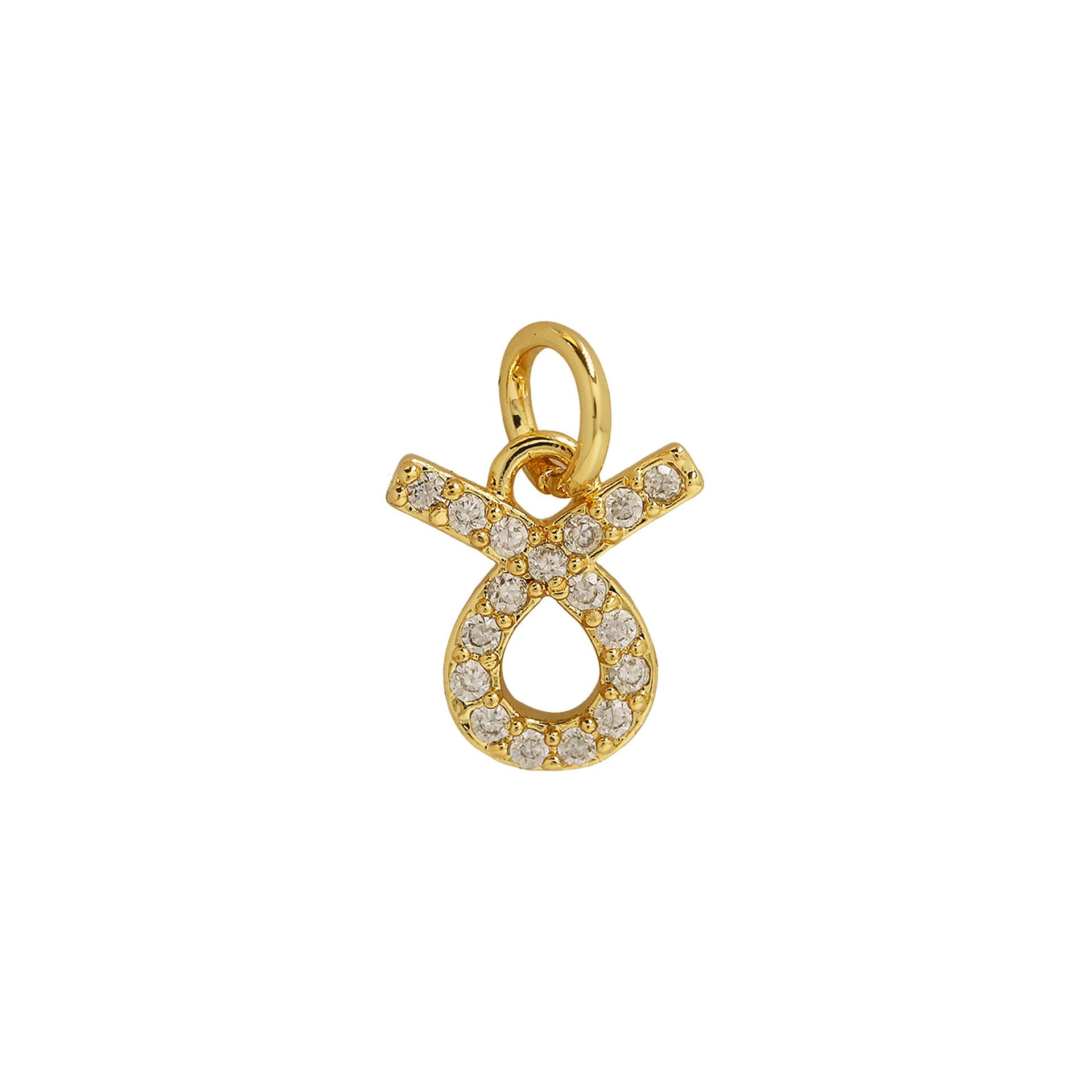 Meena Delicate Zodiac Necklace - Taurus [UQ9NSJ3W]