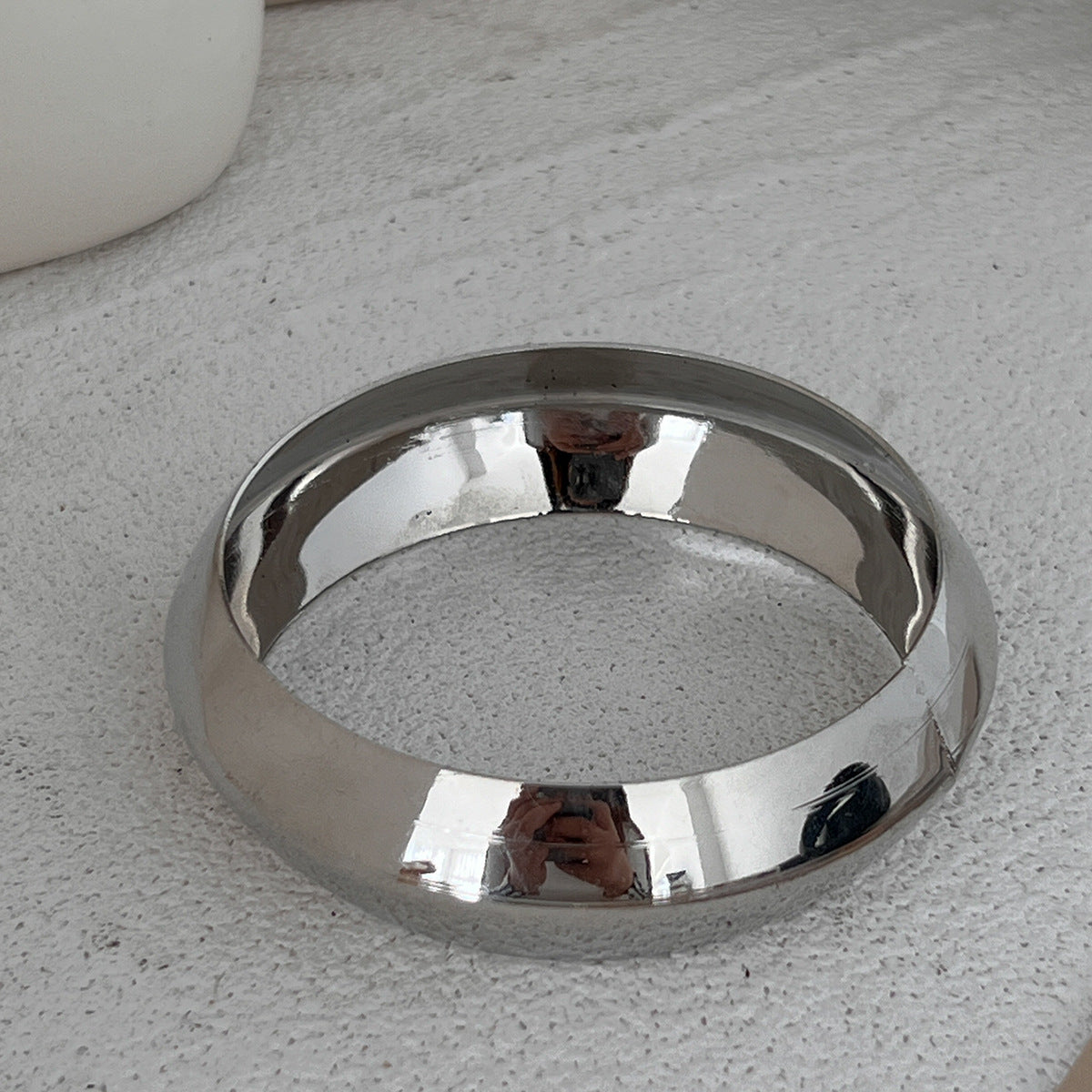 Charleigh Sculptural Bangle Bracelet - Black Iron Style 2 [3XMI6KV0]