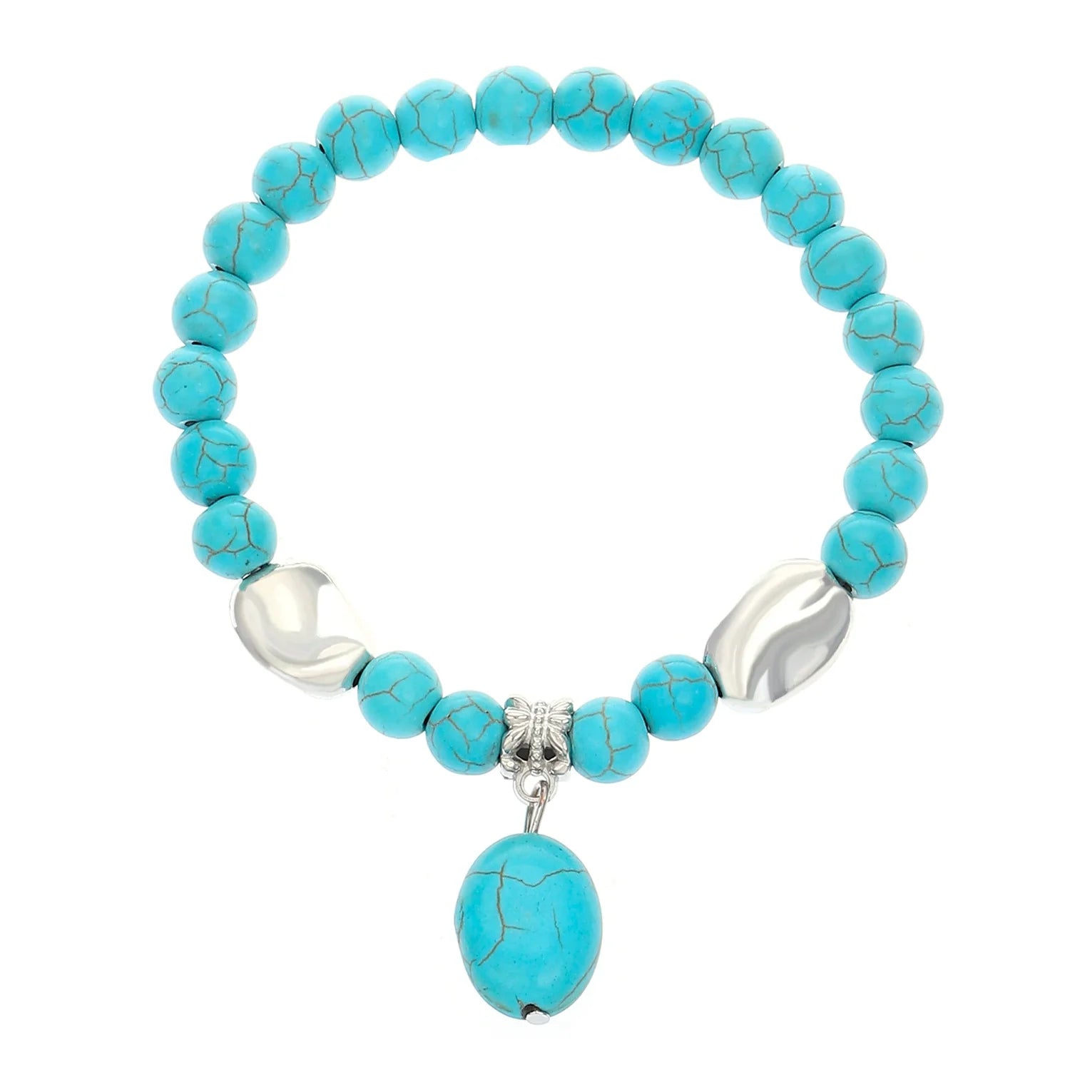 Temperance Stacked Cross Bead Bracelet - 05