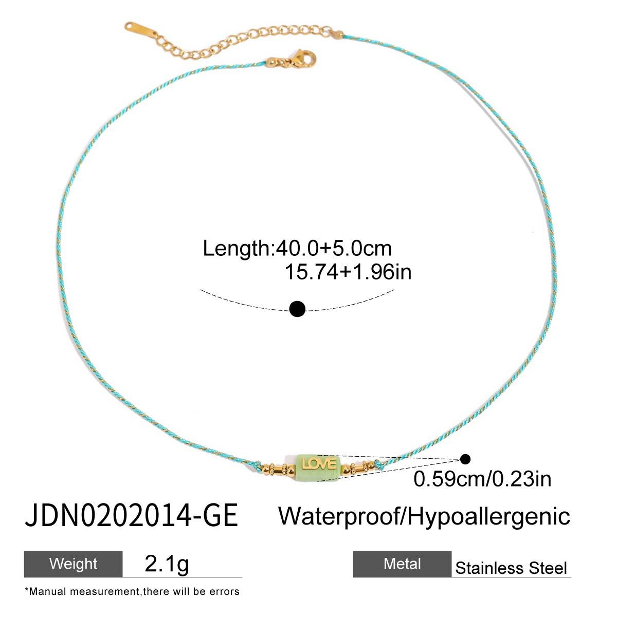 Elora Dainty Heart Necklace - JDN0202014-GE [9LYTALXB]