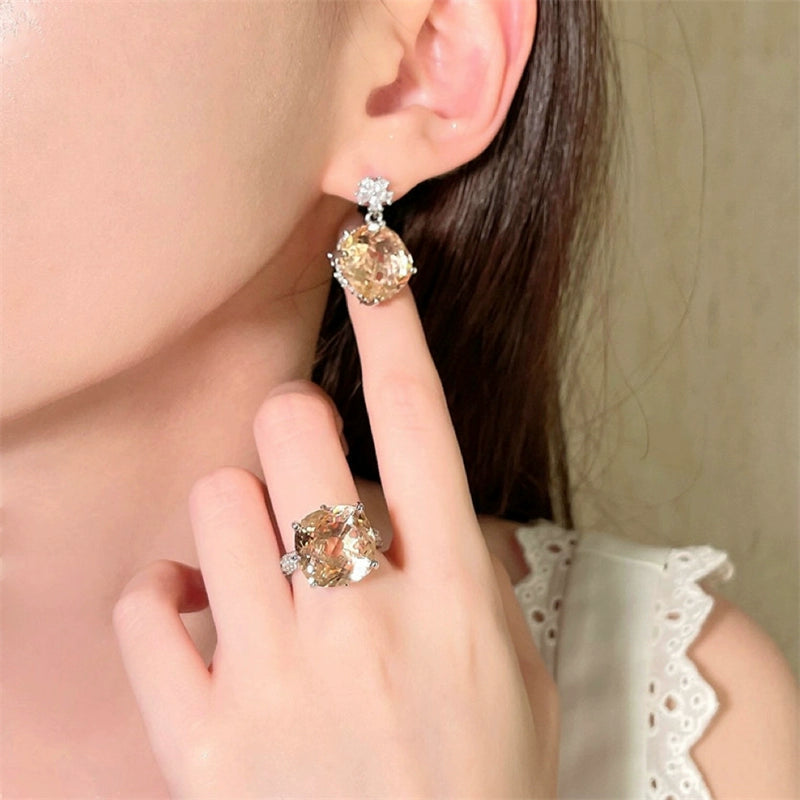 Davis Ice-Cut Gemstone Jewelry - Earrings [K8I9Q6R0]