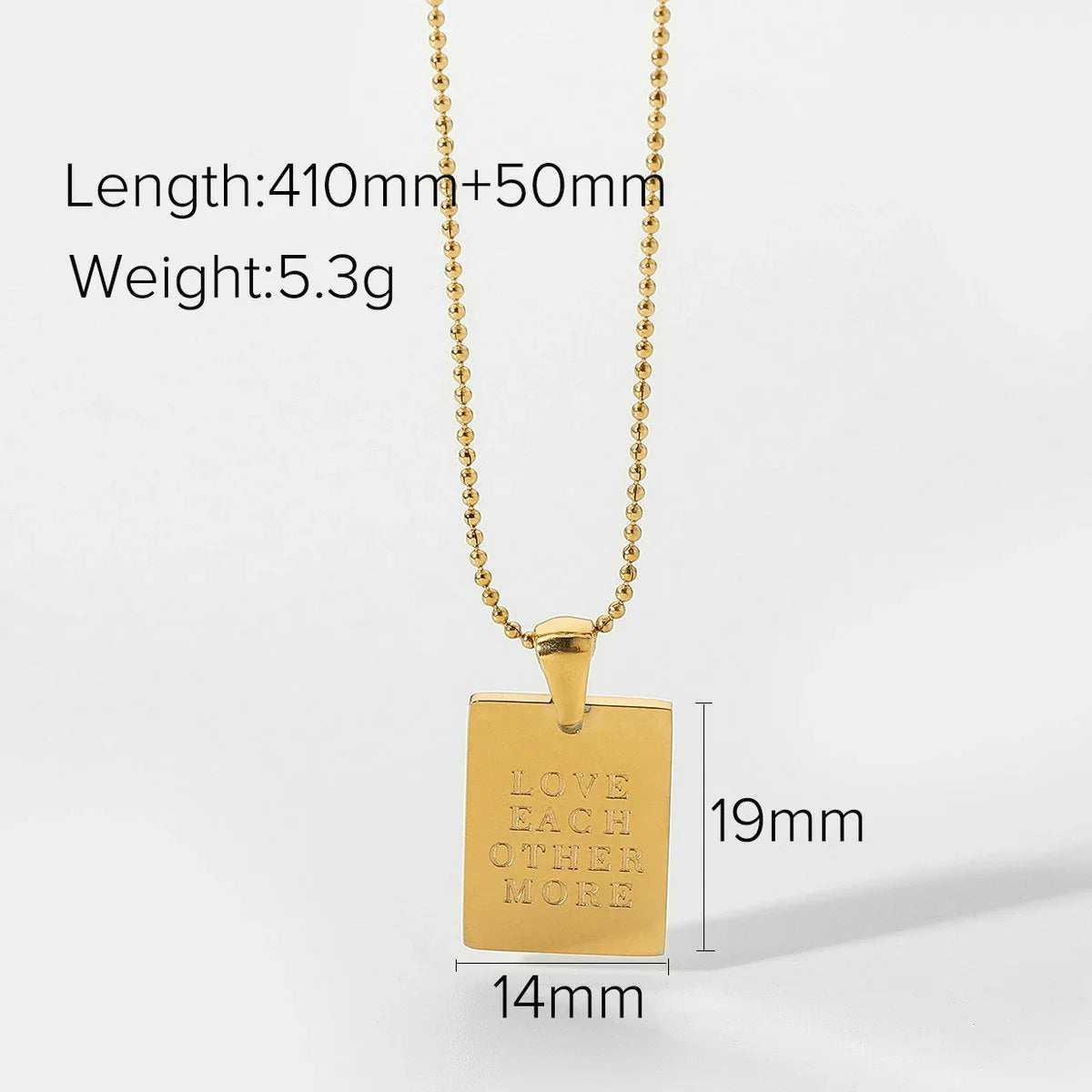 Ricki Layered Message Necklace - JDN20322-3