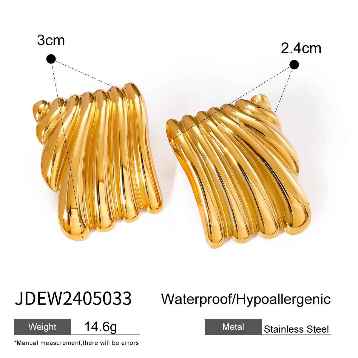 Aaminah Geometric Statement Earrings - JDEW2405033 [90XZQ4DM]