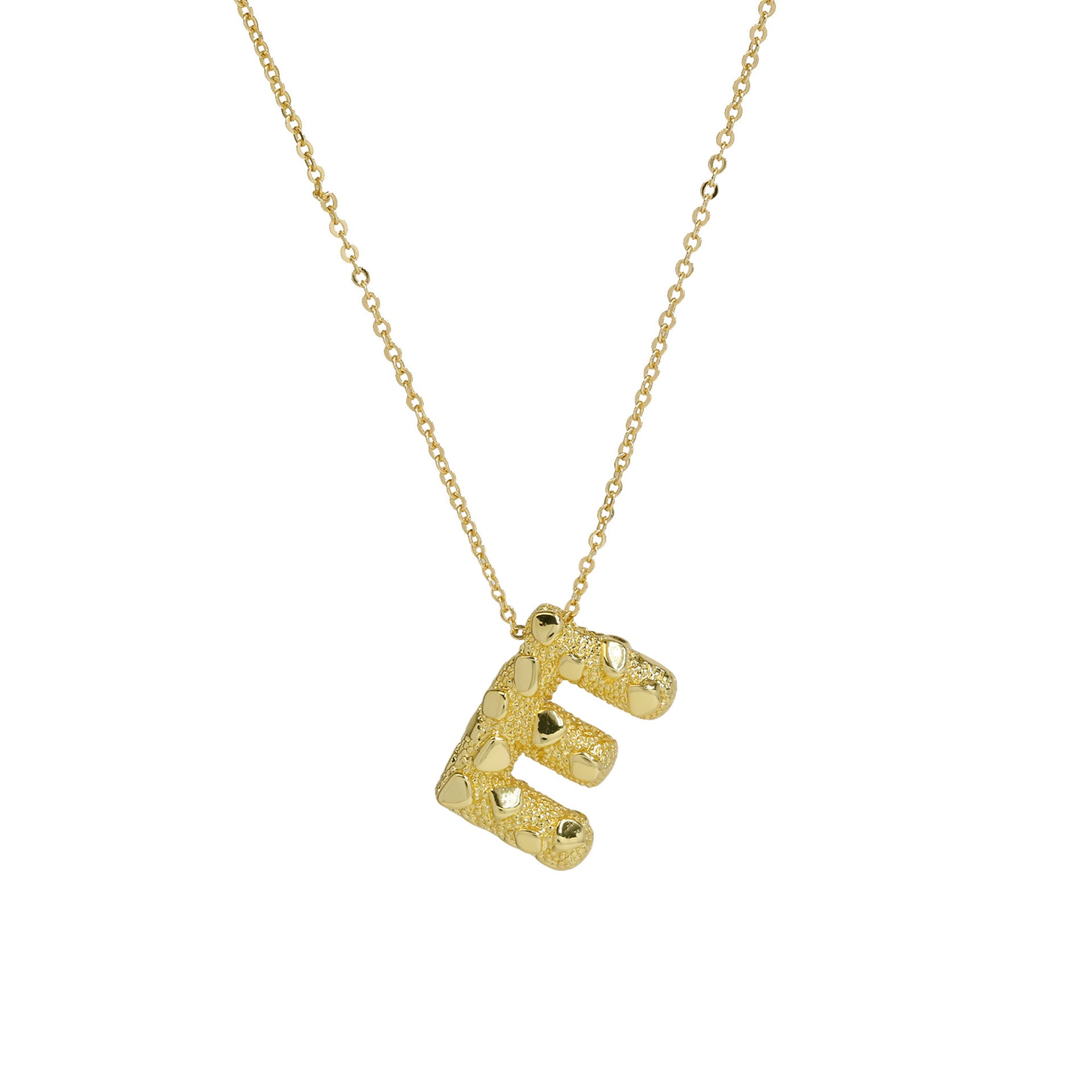 Akari Bubble Letter Necklace - E [NDJ2VADN]