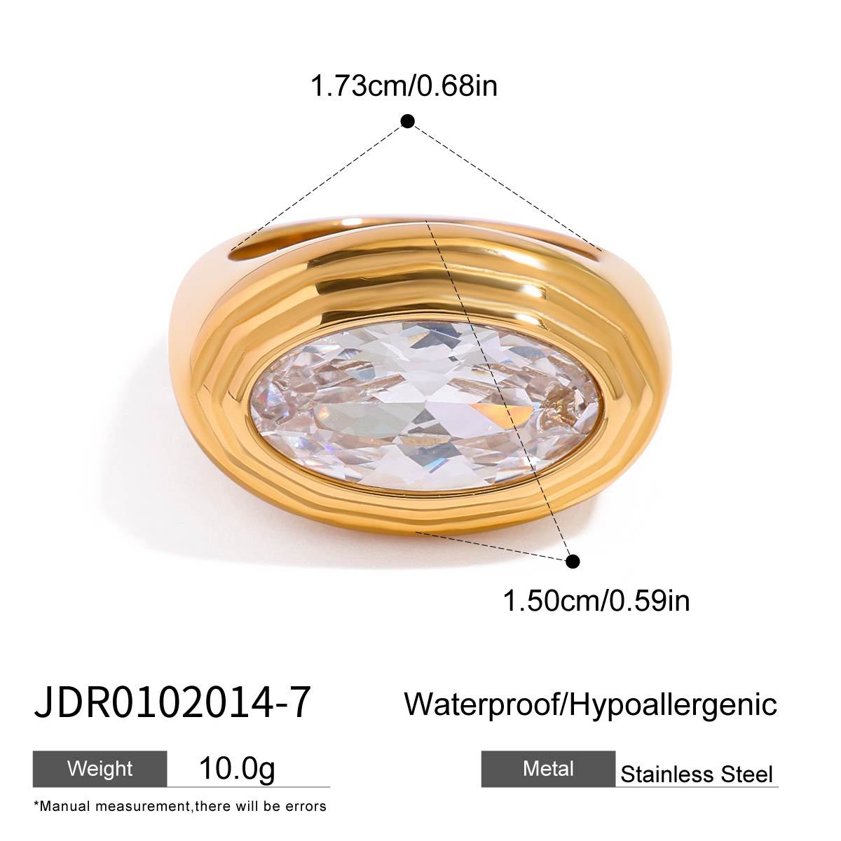 Aadya Stainless Steel Pendant Ring - JDR0102014-7 [K4CTWBKM]