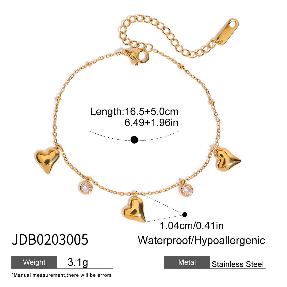 Asa Pearl Hand Chain Bracelet - JDB0203005 [NJ707IST]