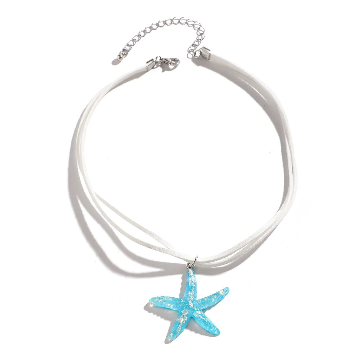 Wrenley Starfish Choker Necklace - Blue