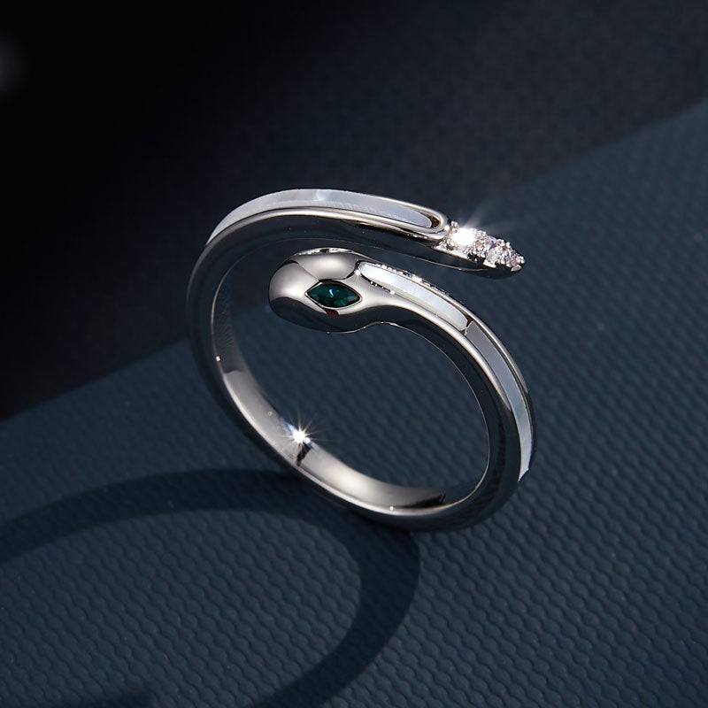 Lady Red Serpent Open Ring - R14487K201 [Z3GKG1XL]
