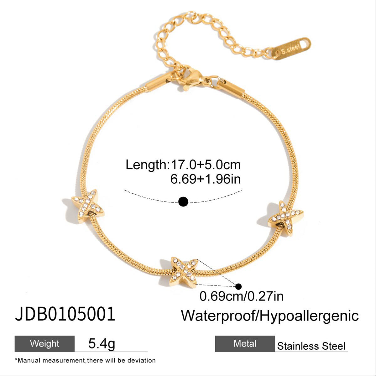 Kerrington Star Charm Jewelry Set - JDB0105001 [6XEENRX1]