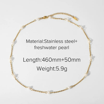Khalia Mother-of-Pearl Necklace - JDN20353 [9I1OD1RT]