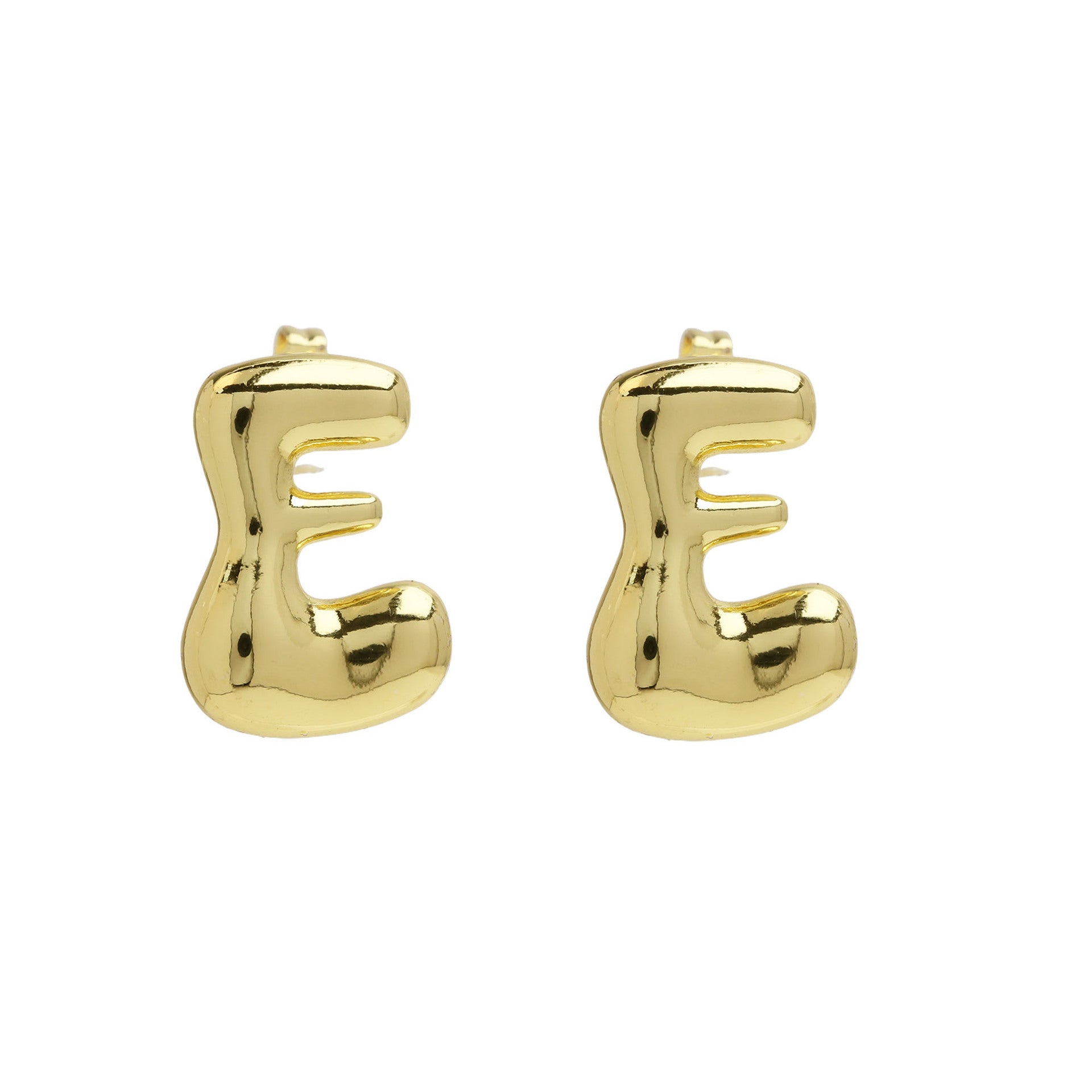 Kennedy Pave Initial Studs - E [YU92F4MS]