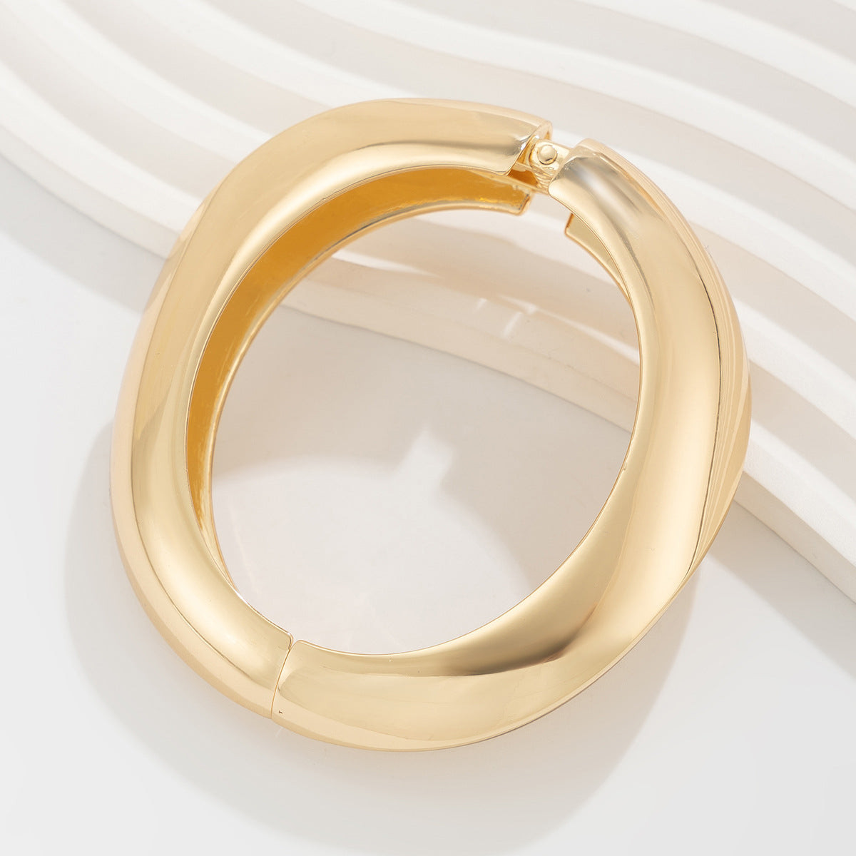 Bridget Marbled Cuff Bracelet - Gold [7E50FXGQ]