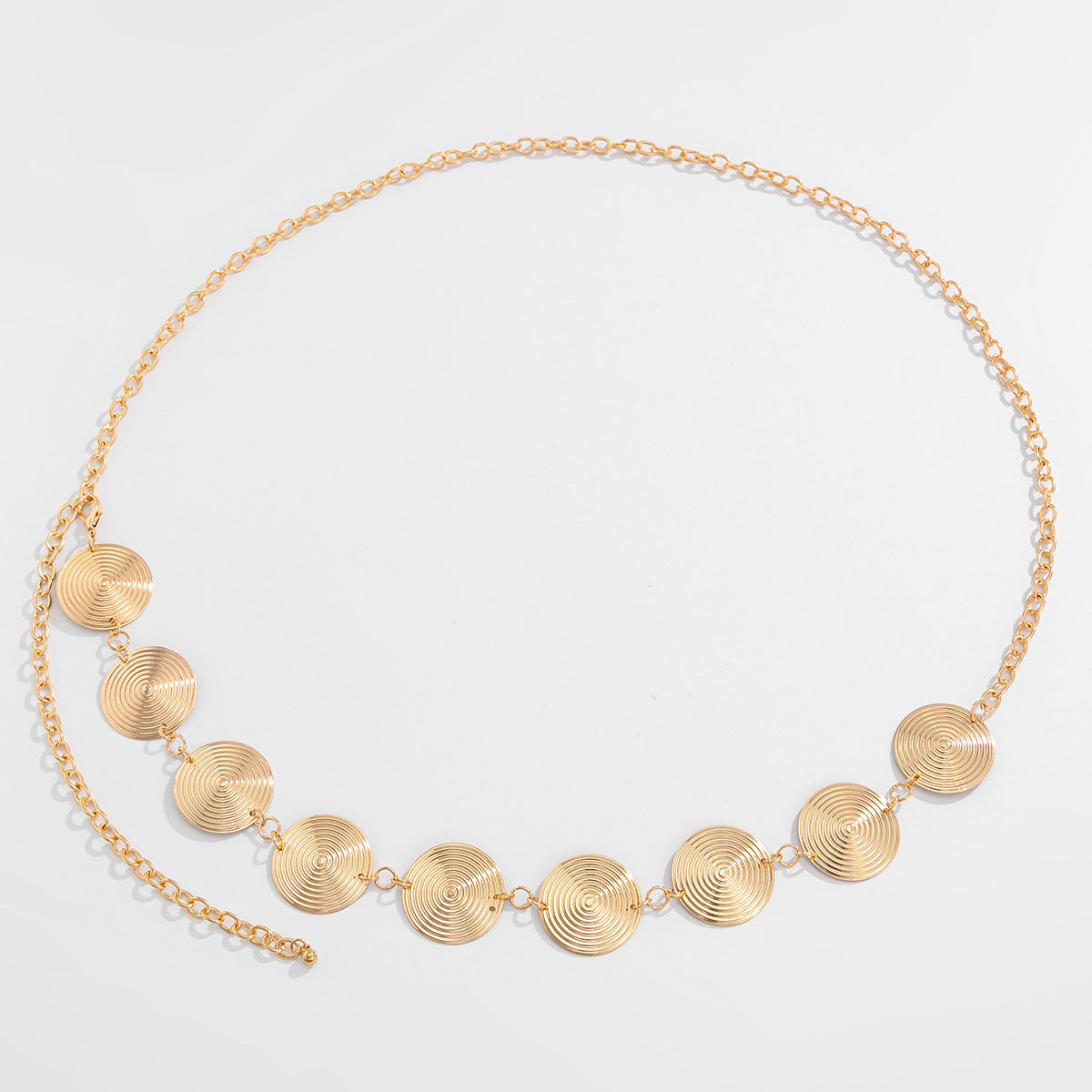Misa Seaside Charm Waist Chain - Gold Round Charm [9KET88KK]