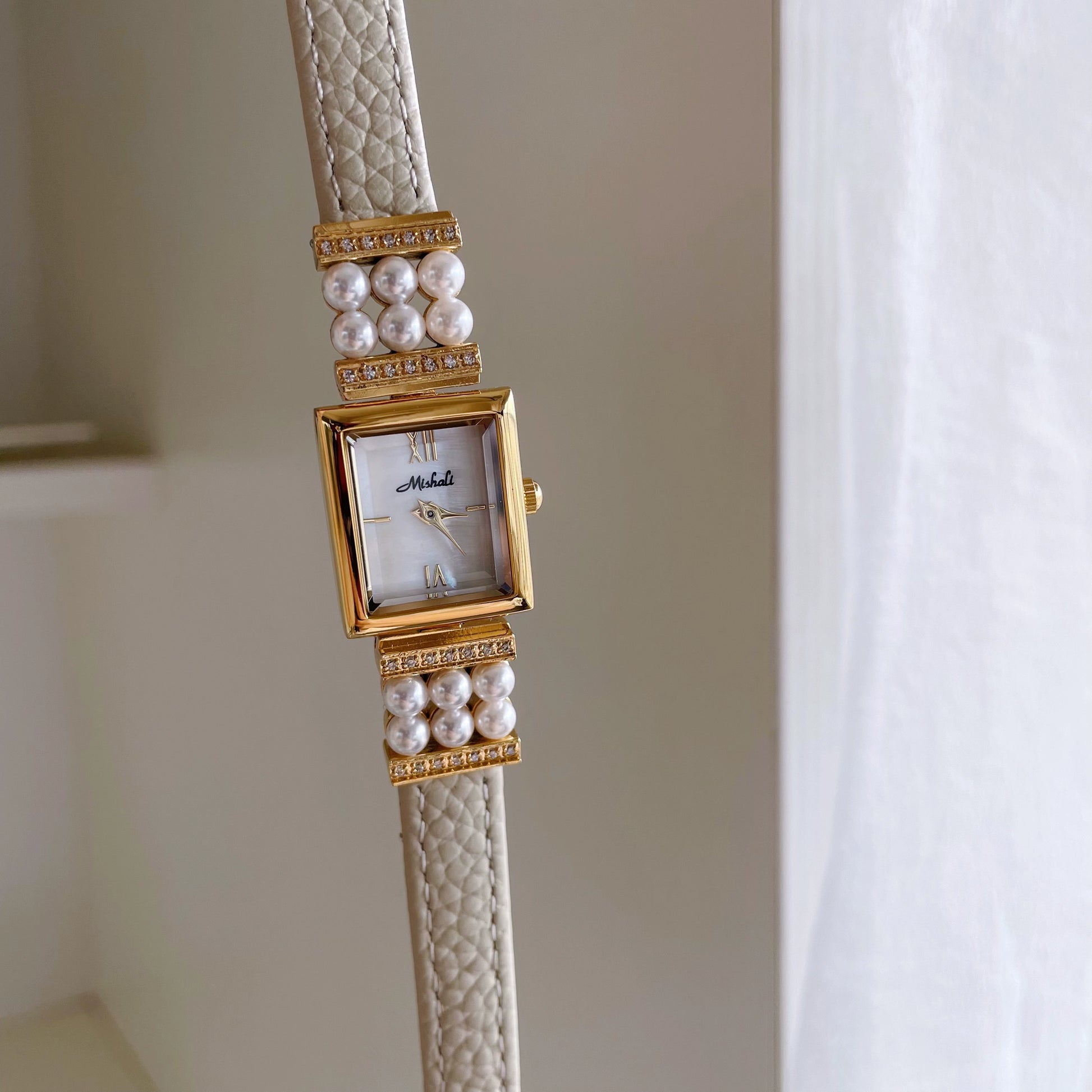 Mckenna Pearl Dial Watch - Creamy White [ZUXO2YSV]