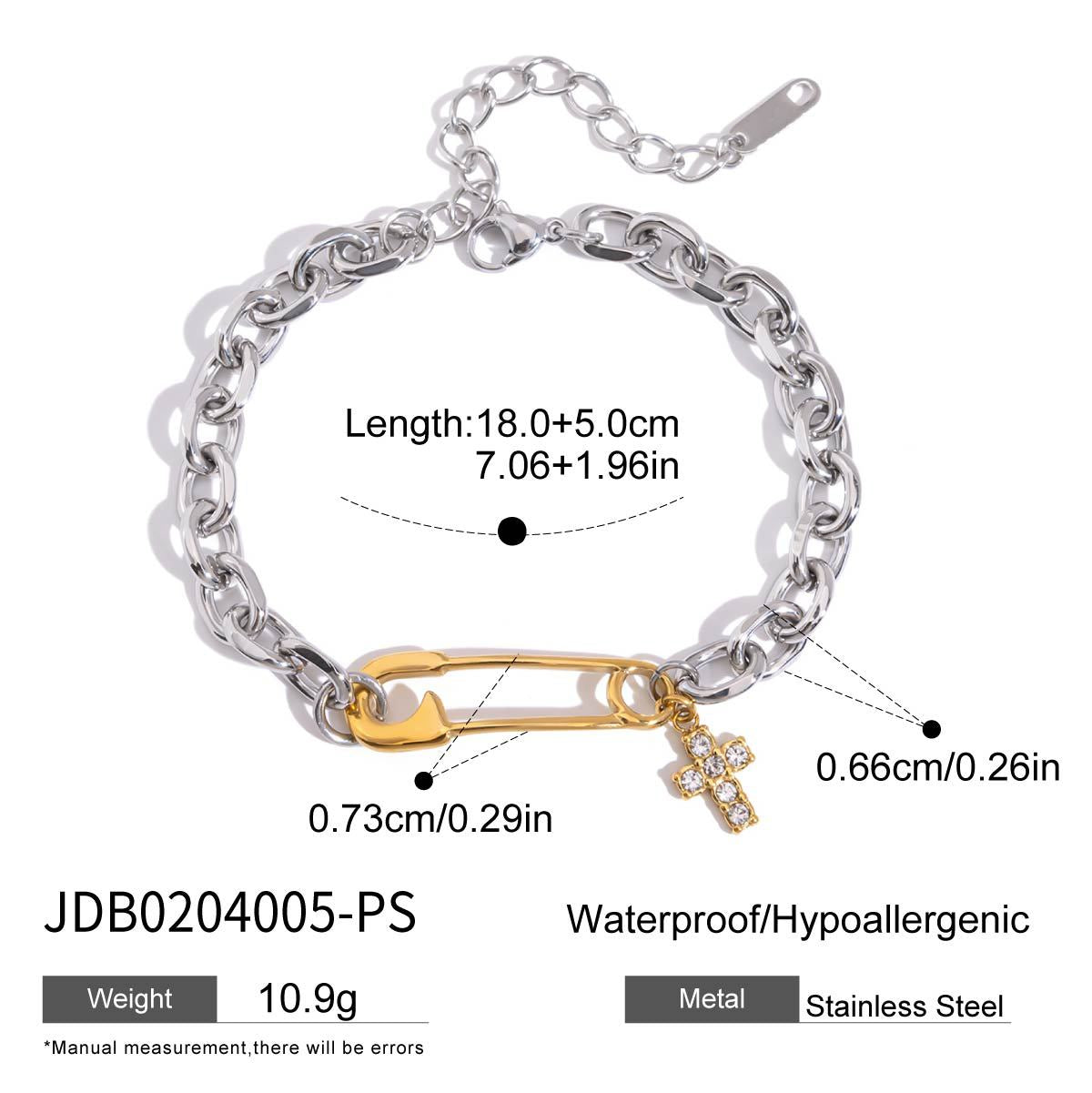 Brielle Paperclip Chain Bracelet - JDB0204005-PS [XPY0W9P6]