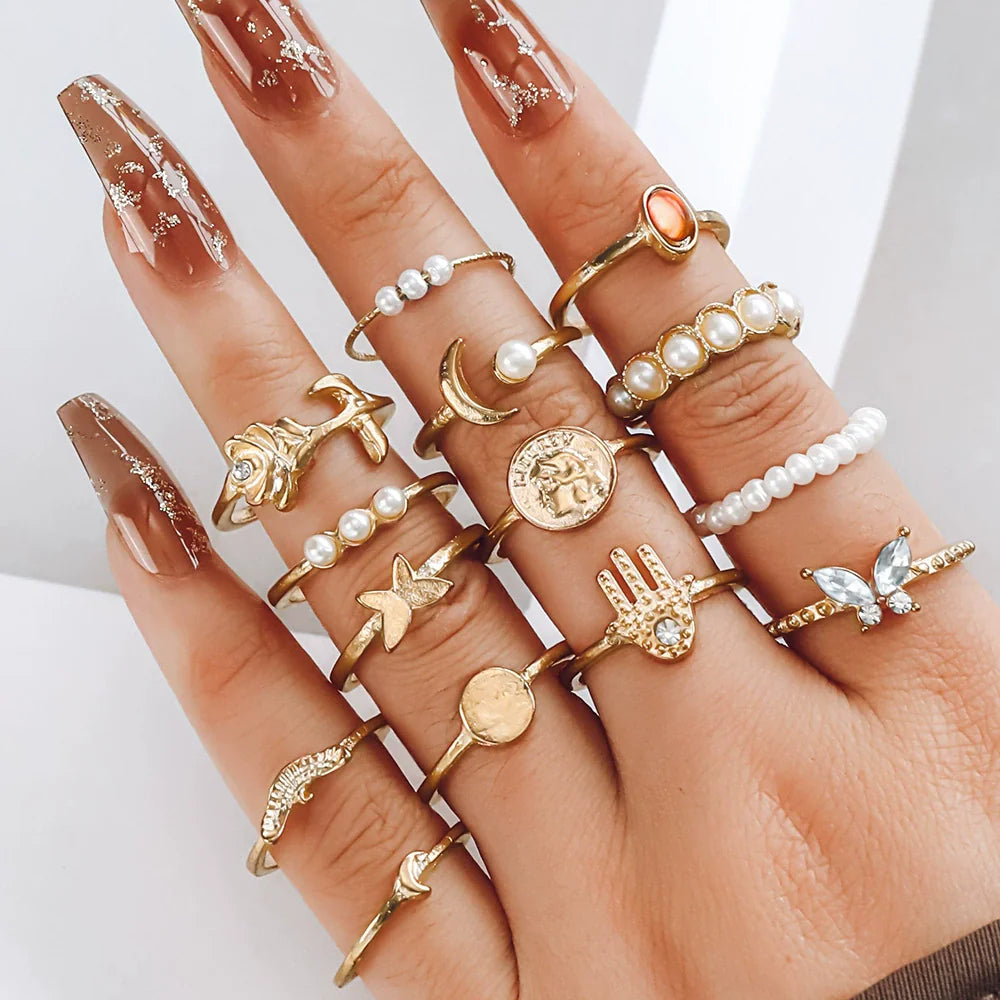 Beatriz Interlocking Ring - Gold