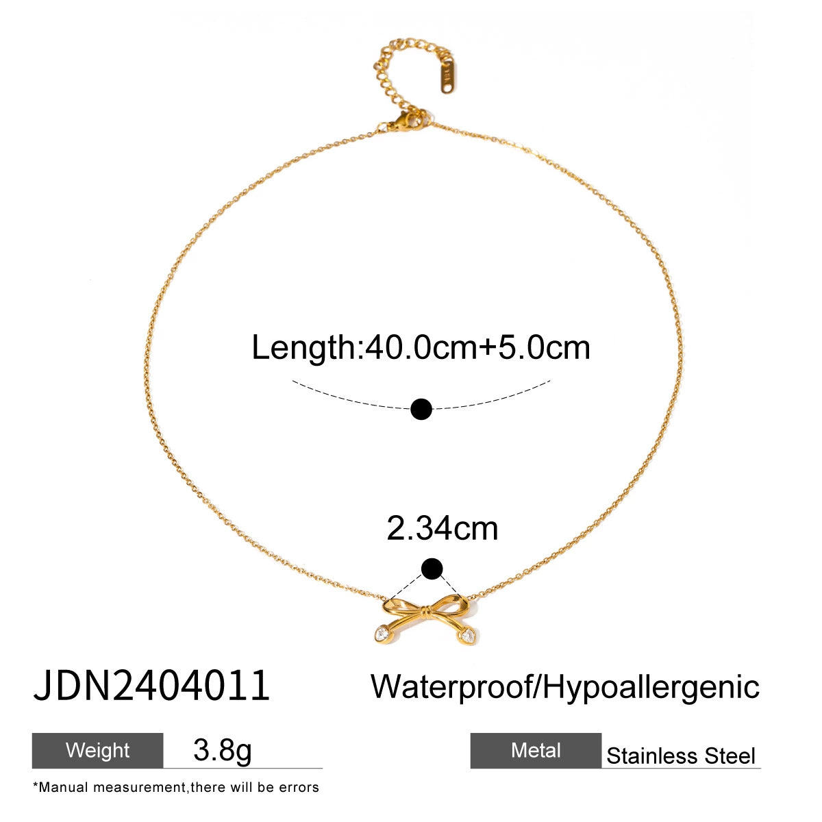 Alyssandra Bow Heart Zircon Ring - Bow Heart Zircon Necklace [GQU6GJRN]