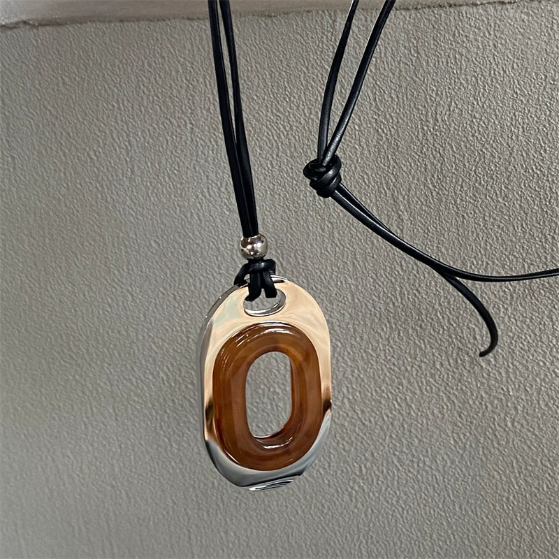 Anjali Cold Style Cutout Necklace - Maillard Brown [F4FRM2O2]