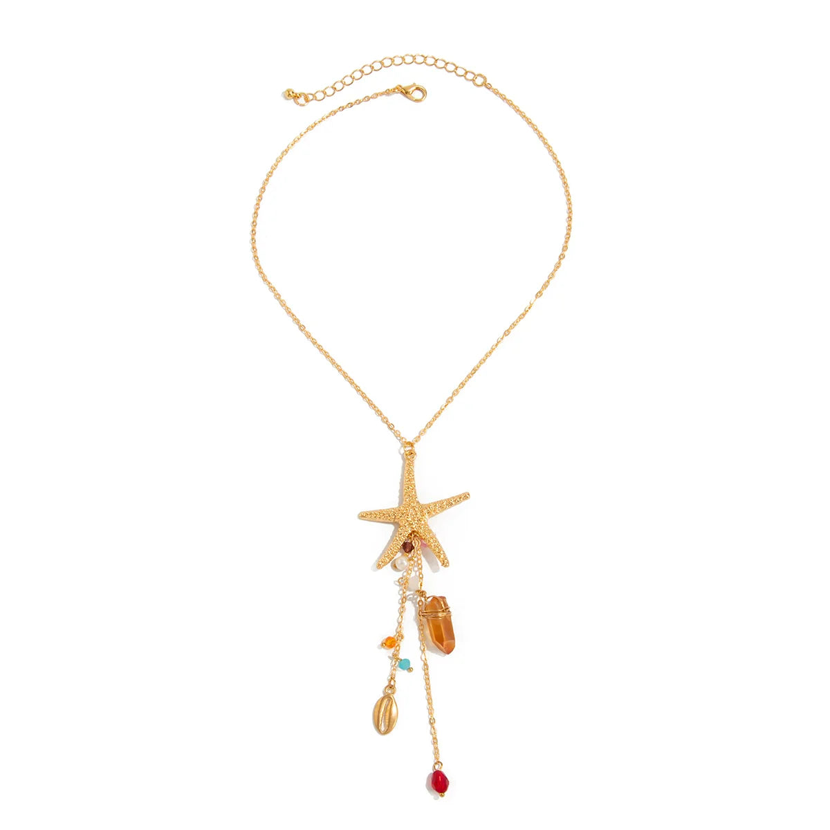 Bushra Gold Starfish Necklace - Gold